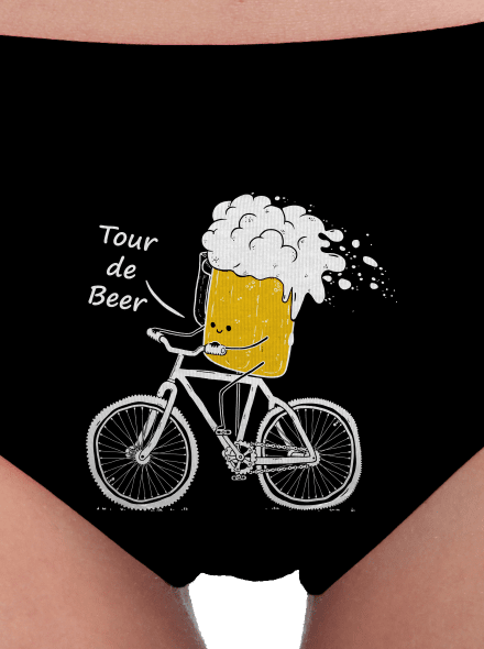 Tour de beer dámské kalhotky Black