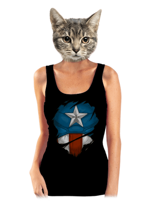 Captain Inside dámské tílko klasické Black