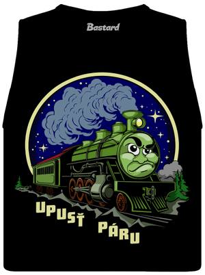 Upusť páru dámské tílko volné Black