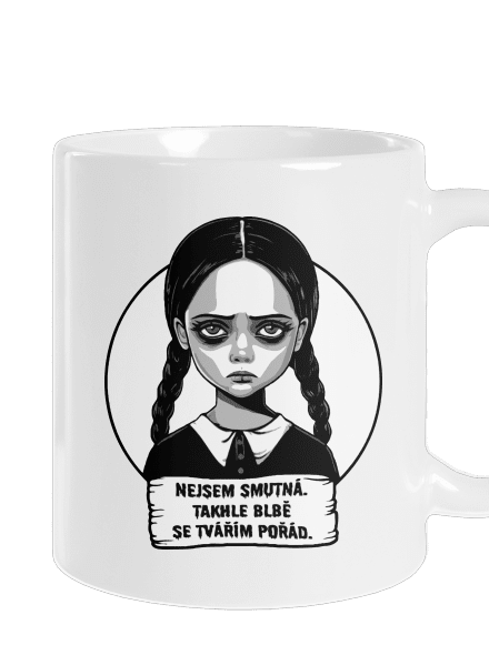 Nejsem smutná klasický hrnek White