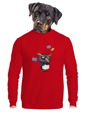 unisex mikina bez kapuce