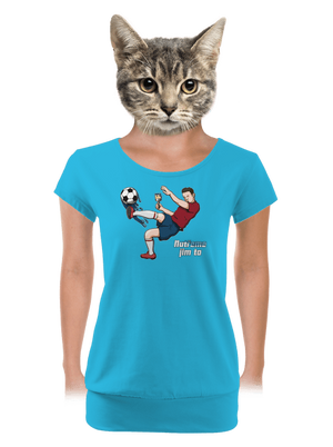 dámské tričko s lemem