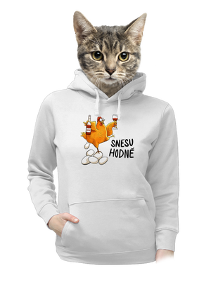 Snesu hodně dámská mikina klokanka White