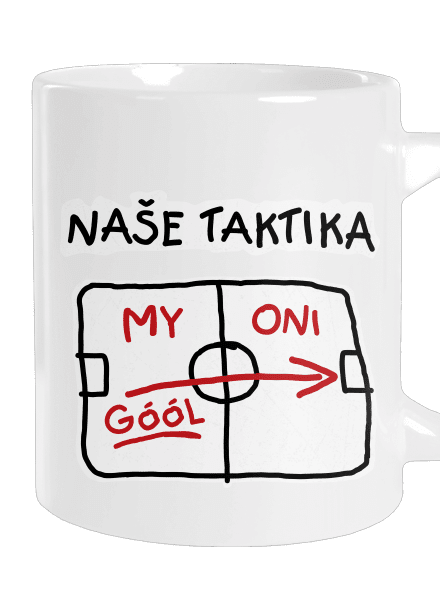 Naše taktika velký hrnek White