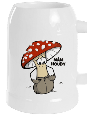 Mám houby půllitr White