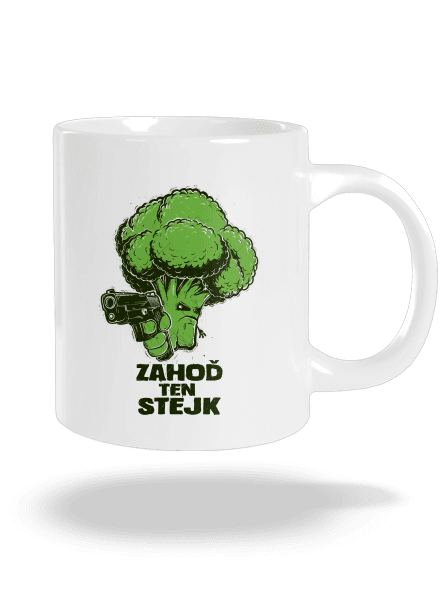 Zahoď ten stejk velký hrnek White