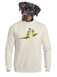 unisex mikina bez kapuce