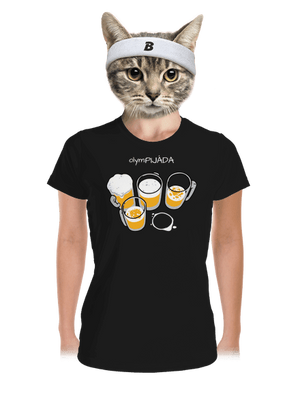 Pijáda dámské sportovní tričko Black