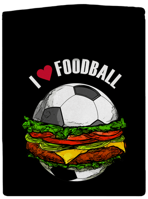 Foodball dámská mikina na zip Black