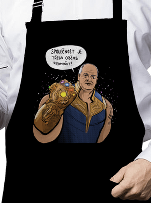 Prymulos zástěra Black