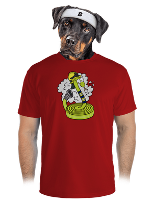 Hadice samice pánské sportovní tričko Red Mal