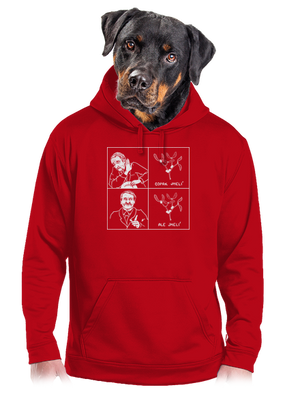 Cimrman: Copak jmelí pánská mikina klokanka Red