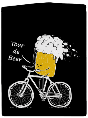 Tour de beer dámská mikina na zip Black