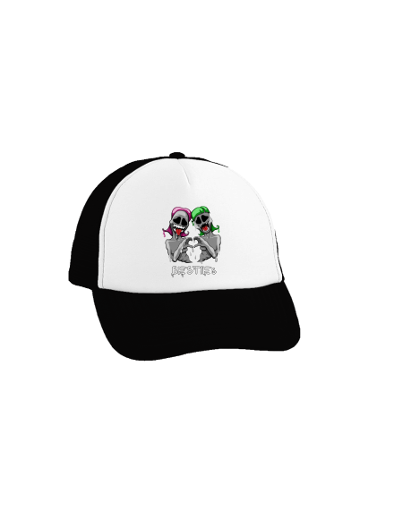 Besties kšiltovka truckerka Black cap