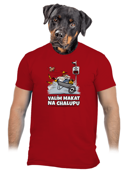 Valím na chalupu pánské tričko Red