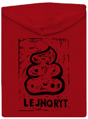 Lejnoryt pánská mikina na zip Red