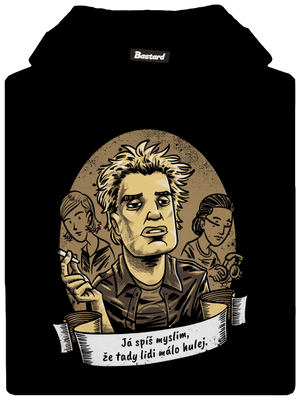 B14: Samotáři dětská mikina klokanka Black