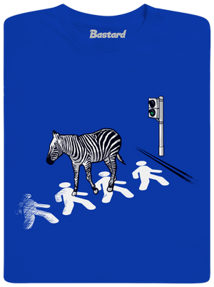 Zebra pánské tričko Royal Blue