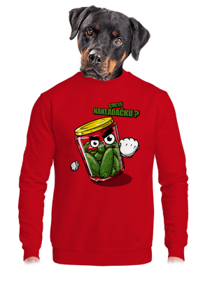 unisex mikina bez kapuce