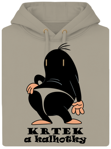 Krtek a kalhotky unisex mikina premium Pastel Macchiato