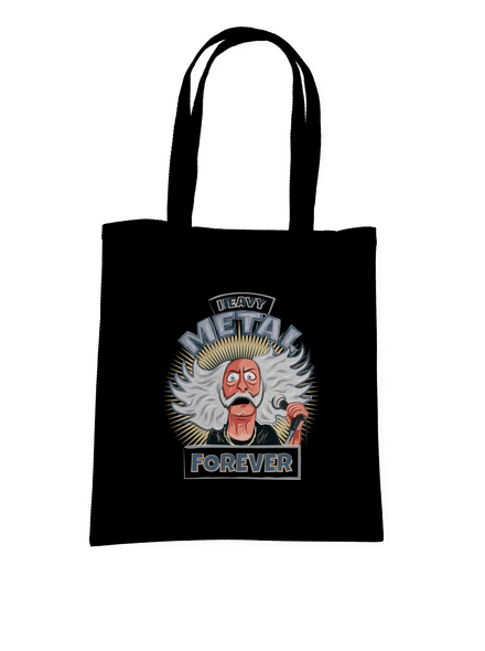 Heavy metal forever taška Black