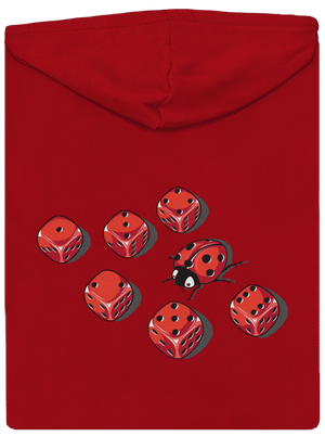 Mimikry pánská mikina na zip Red