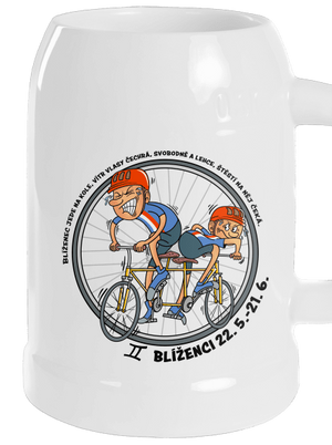 Cyklistický horoskop: Blíženci půllitr White
