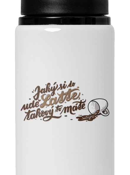 Latte lahev na vodu White