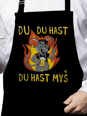 Du hast myš zástěra Black