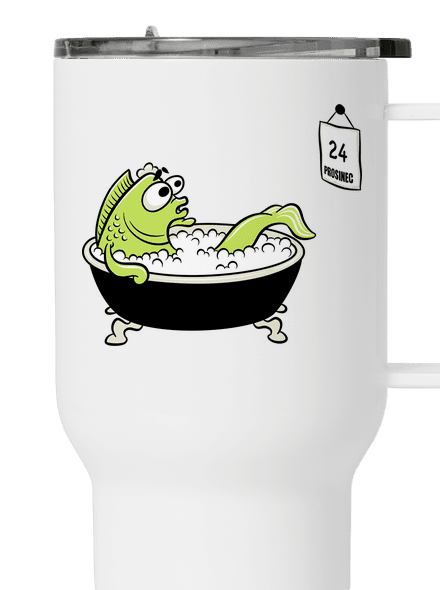 Poslední koupel termohrnek White