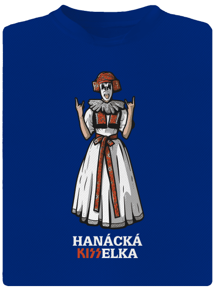 Hanácká Kisselka pánské sportovní tričko Royal Blue Mal