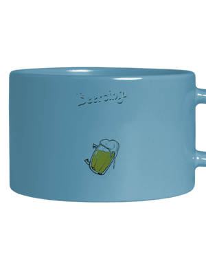 Beercing hrnek makronka Blue Macaron