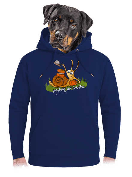 Makám na baráku unisex mikina premium Navy