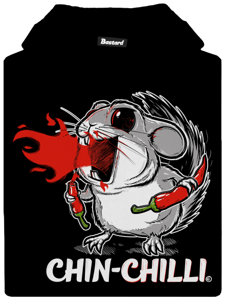 Chinchilli dětská mikina klokanka Black