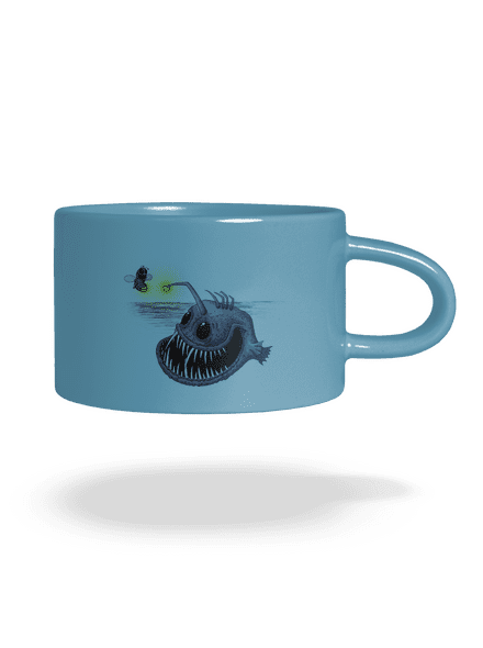 Světlo mého srdce hrnek makronka Blue Macaron