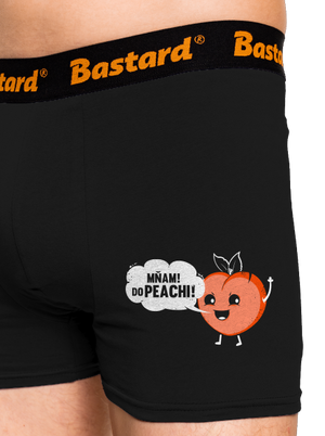 Mňam do peachi boxerky Black