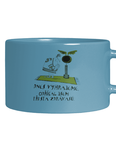 Dnes vyhrajeme hrnek makronka Blue Macaron