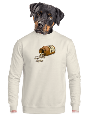 unisex mikina bez kapuce