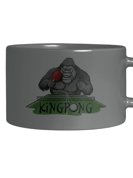 King pong hrnek makronka Grey Macaron