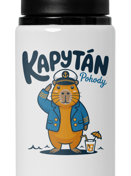 Kapytán pohody lahev na vodu White