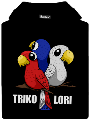 Trikolori dětská mikina klokanka Black