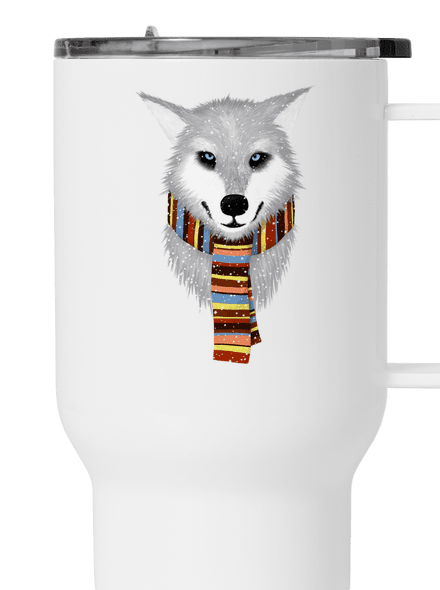 Sněžný vlk termohrnek White