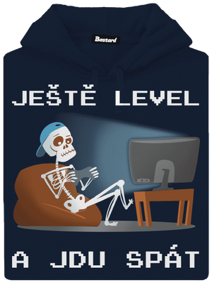 Ještě level pánská mikina klokanka Navy