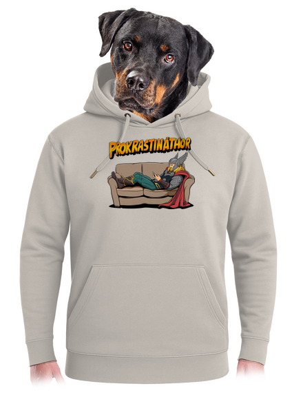 Prokrastináthor unisex mikina premium Pastel Macchiato