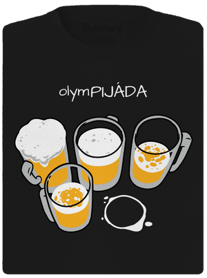 Pijáda dámské sportovní tričko Black