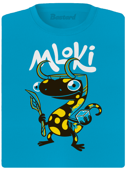mLoki dámské sportovní tričko Blue Atol