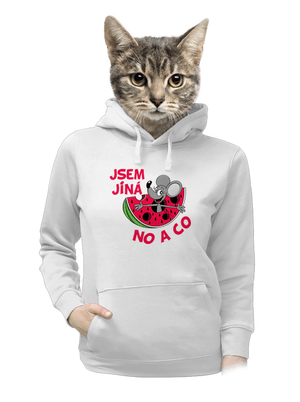 Jsem jiná dámská mikina klokanka White