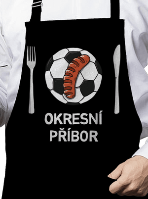 Okresní příbor zástěra Black