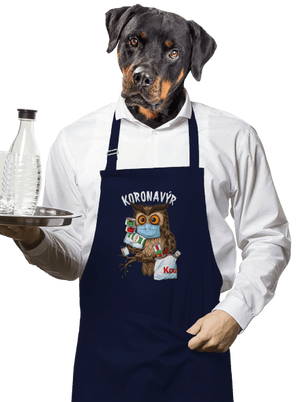 Koronavýr zástěra Navy
