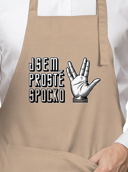 Jsem Spocko zástěra Rope